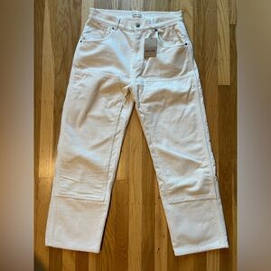 Rudy Jude NWT adult utility corduroy pants in natural, size 3